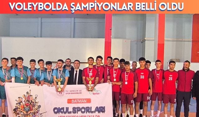 Voleybolda Şampiyonlar Belli Oldu